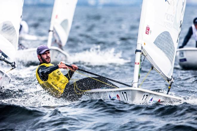 Pavlos Kontides (CYP) - Laser (M) – World Cup Series Japan ©  Jesus Renedo / Sailing Energy http://www.sailingenergy.com/